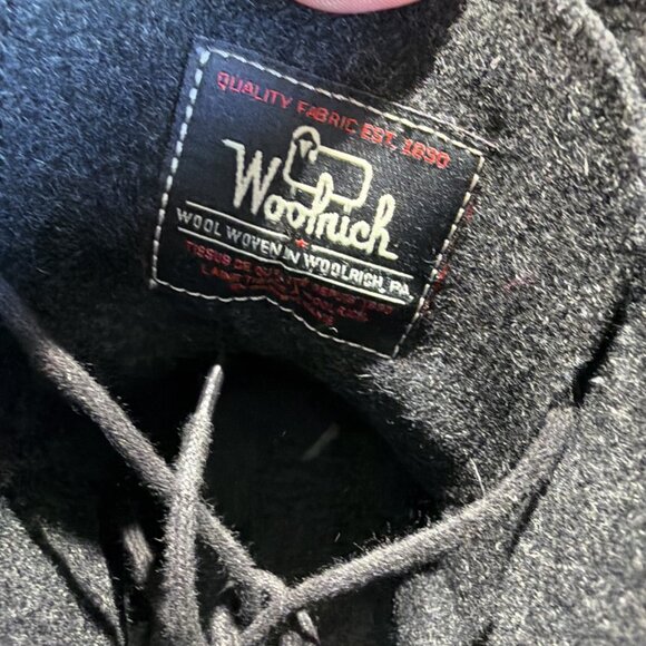 Woolrich Bootlegger Black Leather/Wool Combat  Lace Up Boot Men’s Size 10.5 main image 8